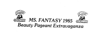 MS. FANTASY 1985 BEAUTY PAGEANT EXTRAVAGANZA FANTASY COACHWORKS logo