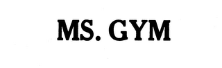 MS. GYM logo