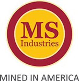 MS INDUSTRIES MINED IN AMERICA logo