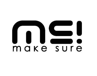 MS! MAKE SURE logo