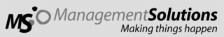MS MANAGEMENTSOLUTIONS MAKING THINGS HAPPEN logo