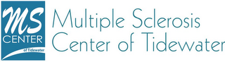 MS MULTIPLE SCLEROSIS CENTER OF TIDEWATER logo