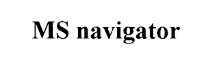 MS NAVIGATOR logo