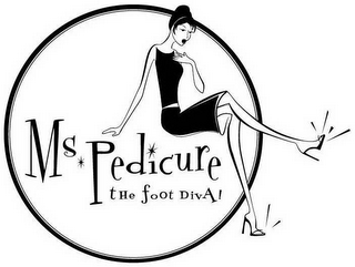 MS. PEDICURE THE FOOT DIVA! logo