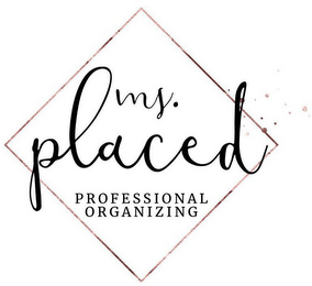 MS. PLACED PROFESSIONAL ORGANIZING logo