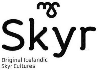 MS SKYR ORIGINAL ICELANDIC SKYR CULTURES logo