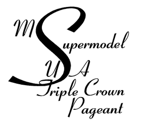 MS SUPERMODEL USA TRIPLE CROWN PAGEANT logo