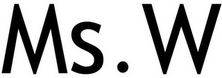 MS. W logo