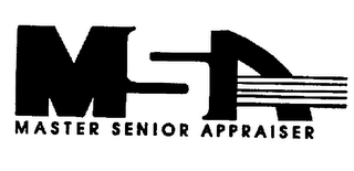 MSA MASTER SENIOR APPRAISER logo