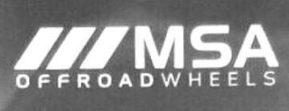 MSA OFF ROAD WHEELS logo