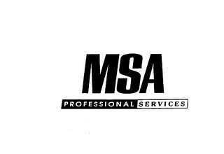 MSA PROFESSIONAL SERVICES logo