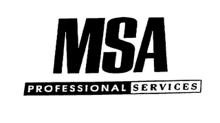 MSA PROFESSIONAL SERVICES logo