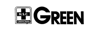 M.S.C. GREEN CROSS logo