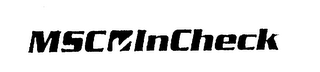 MSC INCHECK logo