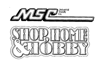 MSC INDUSTRIAL SUPPLY CO. SHOP, HOME & HOBBY logo