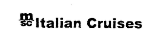 MSC ITALIAN CRUISES logo