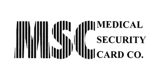 MSC MEDICAL SECURITY CARD CO. logo