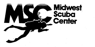 MSC MIDWEST SCUBA CENTER logo