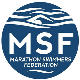 MSF MARATHON SWIMMERS FEDERATION logo