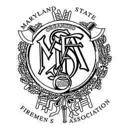 MSFA MARYLAND STATE FIREMEN S ASSOCIATION ORGANIZED 1893 logo