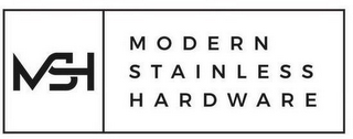 MSH MODERN STAINLESS HARDWARE logo