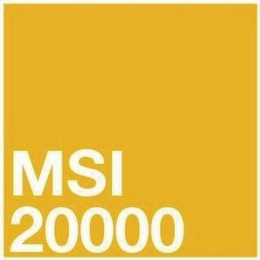 MSI 20000 logo