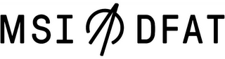 MSI DFAT logo
