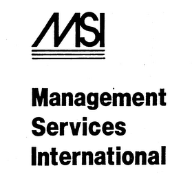 MSI MANAGEMENT SERVICES INTERNATIONAL logo