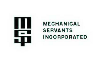 MSI MECHANICAL SERVANTS INCORPORATED logo