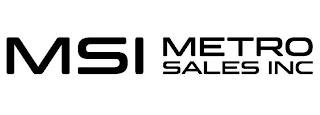 MSI METRO SALES INC logo