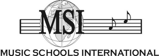 MSI MUSIC SCHOOLS INTERNATIONAL logo