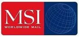 MSI WORLDWIDE MAIL logo