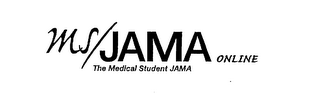 MS/JAMA ONLINE THE MEDICAL STUDENT JAMA logo