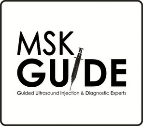 MSK GUIDE GUIDED ULTRASOUND INJECTION &DIAGNOSTIC EXPERTS logo