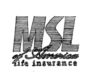 MSL OF AMERICA LIFE INSURANCE logo