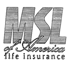 MSL OF AMERICA LIFE INSURANCE logo