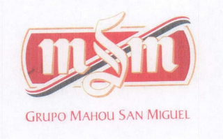 MSM GRUPO MAHOU SAN MIGUEL logo