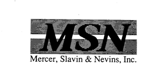 MSN MERCER, SLAVIN & NEVINS, INC. logo