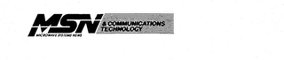 MSN MICROWAVE SYSTEMS NEWS & COMMUNICATIONS TECHNOLOGY logo