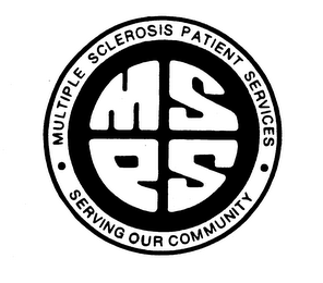 MSPS MULTIPLE SCLEROSIS PATIENT SERVICES SERVING OUR COMMUNITY logo