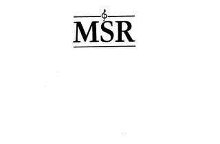 MSR logo
