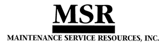 MSR MAINTENANCE SERVICE RESOURCES, INC. logo