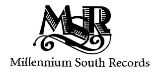 MSR MILLENNIUM SOUTH RECORDS logo