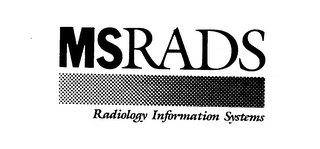 MSRADS RADIOLOGY INFORMATION SYSTEMS logo