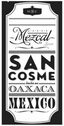 MSSC MEZCAL JOVEN SAN COSME HECHO EN OAXACA MEXICO logo