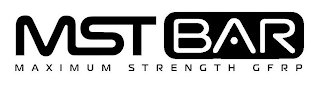 MST BAR MAXIMUM STRENGTH GFRP logo