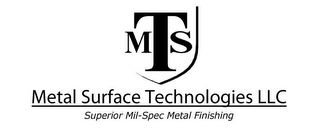 MST METAL SURFACE TECHNOLOGIES LLC SUPERIOR MIL-SPEC METAL FINISHING logo