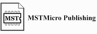 MST MSTMICRO PUBLISHING logo