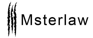 MSTERLAW logo