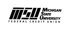 MSU MICHIGAN STATE UNIVERSITY FEDERAL CREDIT UNION logo